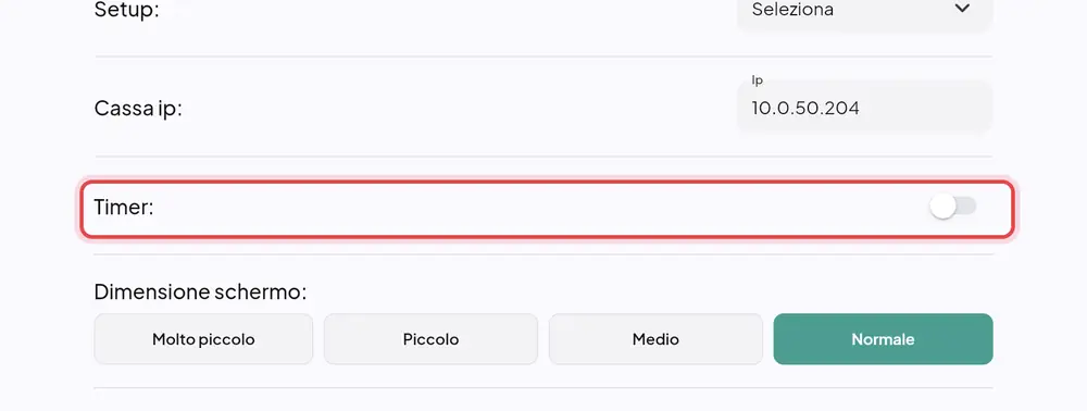 Dove si trova «Timer»