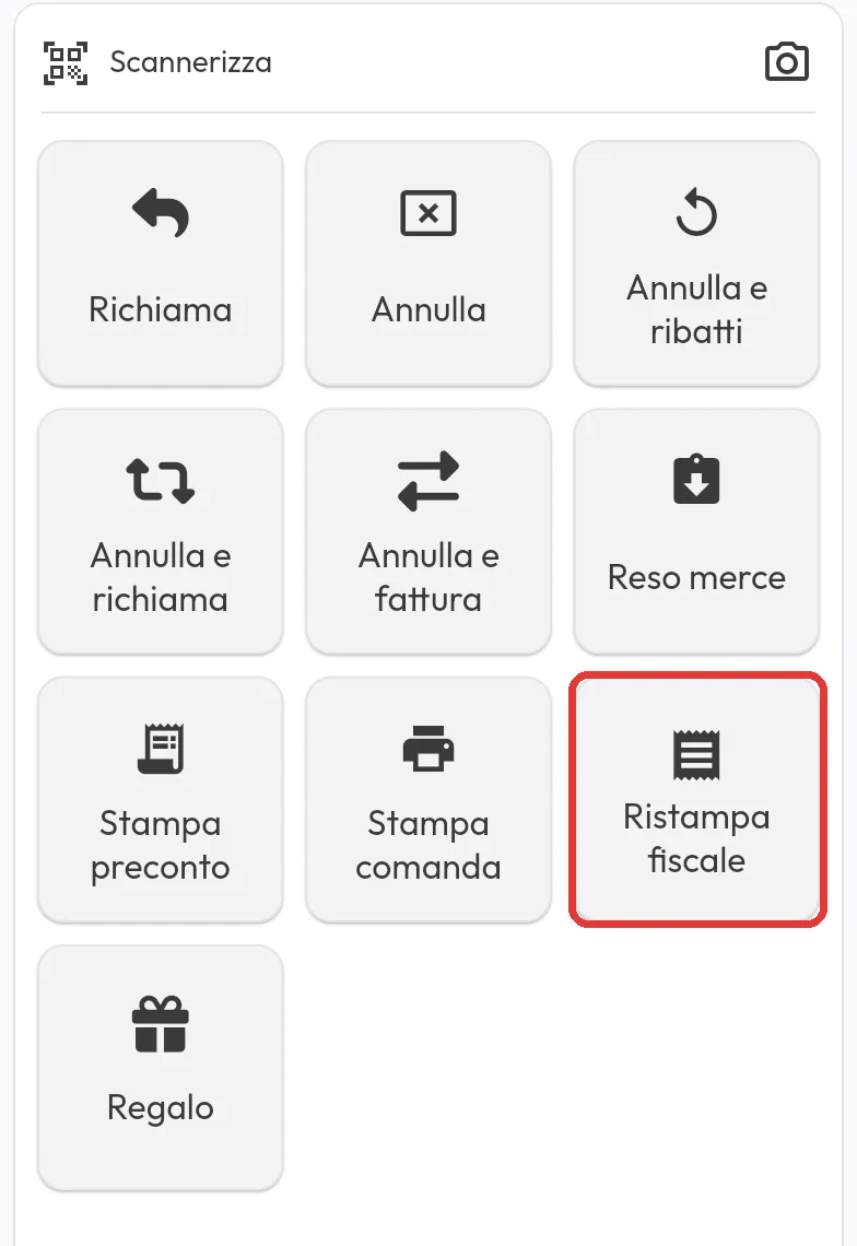 Ristampa fiscale