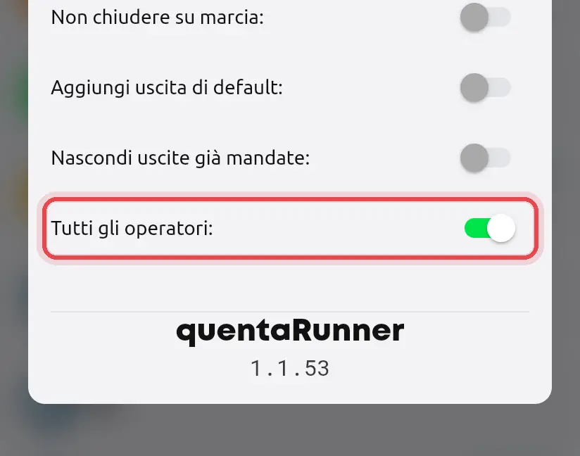 Dove si trova «Tutti gli operatori»