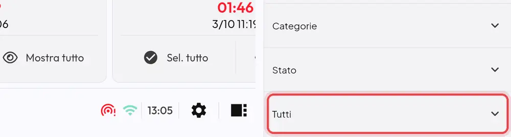 Dove si trova «Range orario»