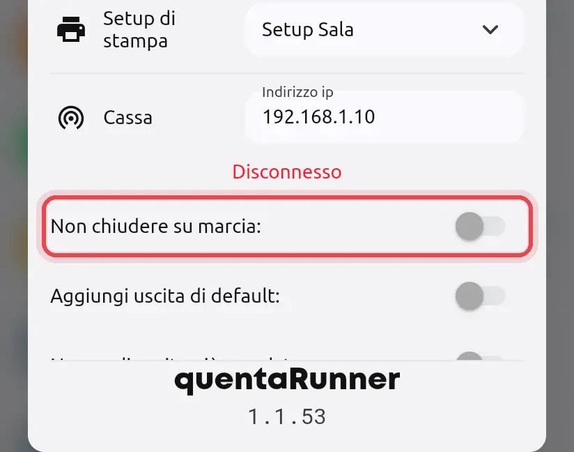 Dove si trova «Non chiudere su marcia»